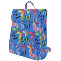 Bright Butterflies Circle In The Air Flap Top Backpack