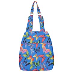Bright Butterflies Circle In The Air Center Zip Backpack by SychEva