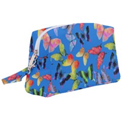Bright Butterflies Circle In The Air Wristlet Pouch Bag (large) by SychEva
