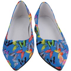 Bright Butterflies Circle In The Air Women s Block Heels  by SychEva