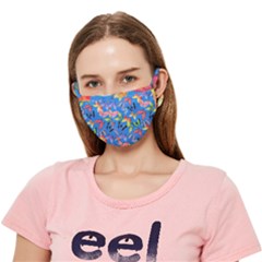 Bright Butterflies Circle In The Air Crease Cloth Face Mask (adult) by SychEva