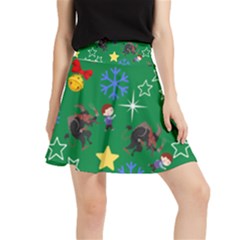 Krampus And Brat Green Waistband Skirt