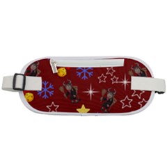 Krampus Kawaii Red Rounded Waist Pouch