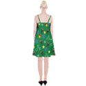 Krampus Kawaii Green Spaghetti Strap Velvet Dress View2