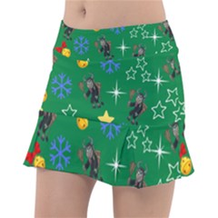 Krampus Kawaii Green Classic Tennis Skirt by InPlainSightStyle