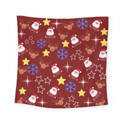 Santa Red Square Tapestry (small) by InPlainSightStyle
