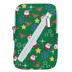 Santa Green Belt Pouch Bag (small)