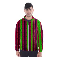 Warped Stripy Dots Men s Windbreaker by essentialimage365