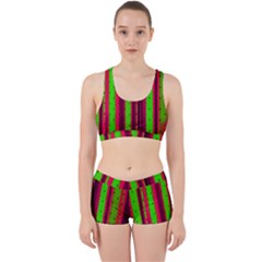 Warped Stripy Dots Work It Out Gym Set by essentialimage365