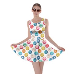 Multicolored Sweet Donuts Skater Dress by SychEva