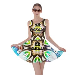 375 Chroma Digital Art Custom Skater Dress by Drippycreamart