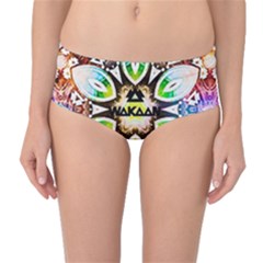 375 Chroma Digital Art Custom Mid-waist Bikini Bottoms by Drippycreamart