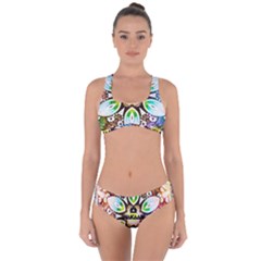 375 Chroma Digital Art Custom Criss Cross Bikini Set