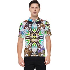 375 Chroma Digital Art Custom Men s Short Sleeve Rash Guard by Drippycreamart