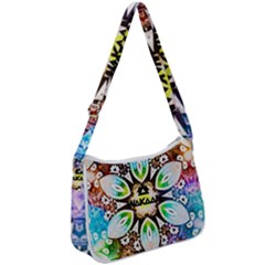 375 Chroma Digital Art Custom Zip Up Shoulder Bag