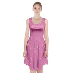 Sweet Christmas Candy Racerback Midi Dress by SychEva