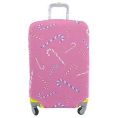 Sweet Christmas Candy Luggage Cover (medium) by SychEva