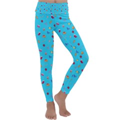 Christmas Elements For The Holiday Kids  Lightweight Velour Classic Yoga Leggings by SychEva