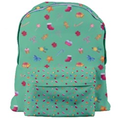 Christmas Elements For The Holiday Giant Full Print Backpack