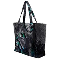 Glitch Witch Zip Up Canvas Bag by MRNStudios