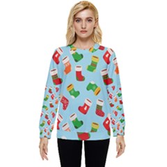 Christmas Socks Hidden Pocket Sweatshirt