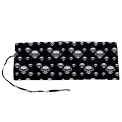 Skullmusician Roll Up Canvas Pencil Holder (s) by Sparkle