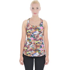 Retro Color Piece Up Tank Top