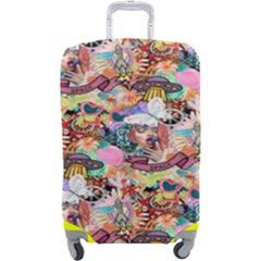 Retro Color Luggage Cover (large) by Sparkle