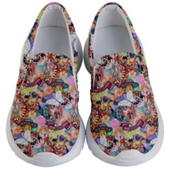 Retro Color Kids Lightweight Slip Ons by Sparkle