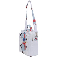 Angry Snowman Crossbody Day Bag by SychEva