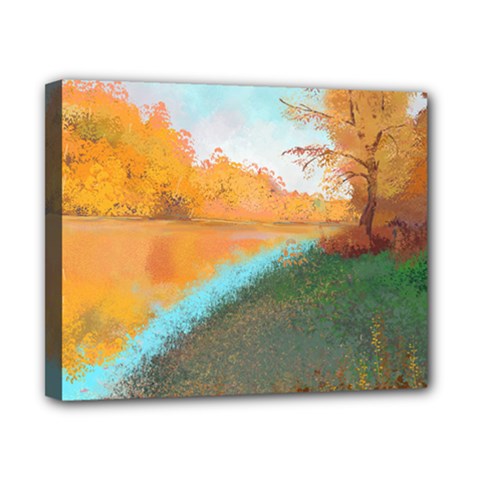 Golden Autumn Canvas 10  X 8  (stretched) by SychEva