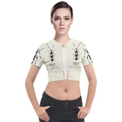 Img016 Short Sleeve Cropped Jacket