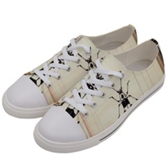 Banded Alder Borer  Women s Low Top Canvas Sneakers by Limerence