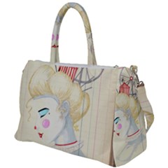 Clown Maiden Duffel Travel Bag by Limerence