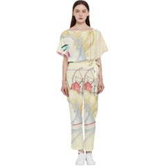 Clown Maiden Batwing Lightweight Jumpsuit by Limerence