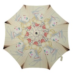 Clown Maiden Hook Handle Umbrellas (medium) by Limerence