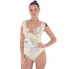 Clown Maiden Short Sleeve Leotard  by Limerence