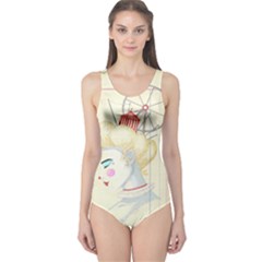 Clown Maiden One Piece Swimsuit by Limerence