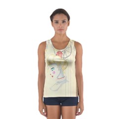 Clown Maiden Sport Tank Top  by Limerence