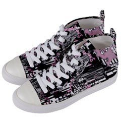 Cavities Women s Mid-top Canvas Sneakers by MRNStudios