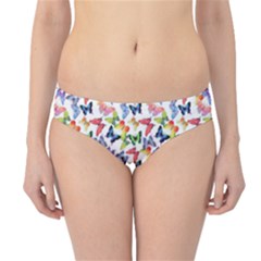 Multicolored Butterflies Hipster Bikini Bottoms by SychEva