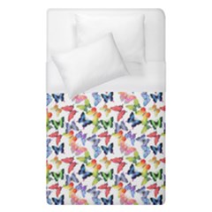 Multicolored Butterflies Duvet Cover (Single Size)