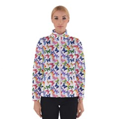 Multicolored Butterflies Women s Bomber Jacket