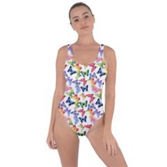 Multicolored Butterflies Bring Sexy Back Swimsuit by SychEva