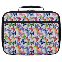 Multicolored Butterflies Full Print Lunch Bag