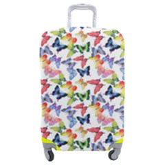 Multicolored Butterflies Luggage Cover (Medium)