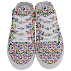 Multicolored Butterflies Half Slippers by SychEva