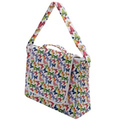 Multicolored Butterflies Box Up Messenger Bag