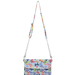 Watercolor Butterflies Mini Crossbody Handbag by SychEva