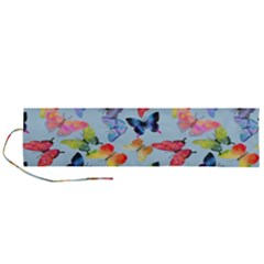 Watercolor Butterflies Roll Up Canvas Pencil Holder (l)